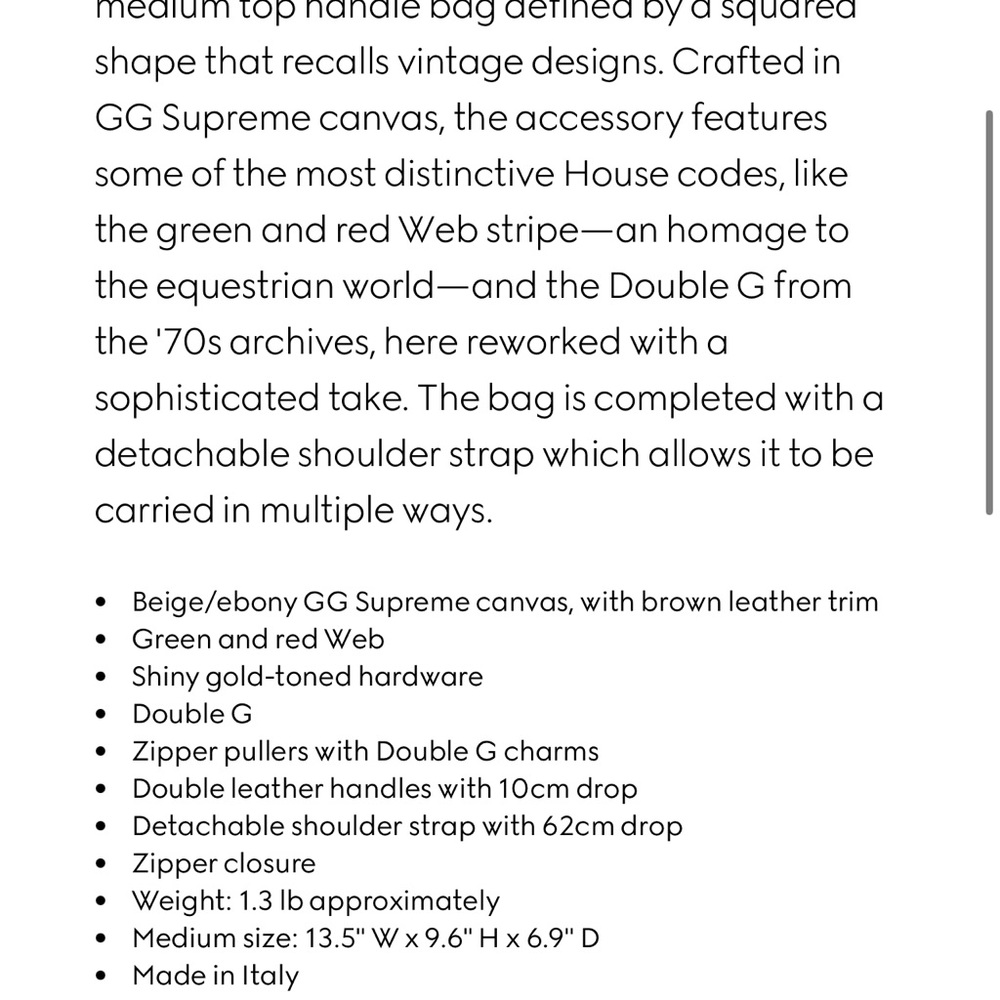 Gucci handbag - Picture 7 of 8